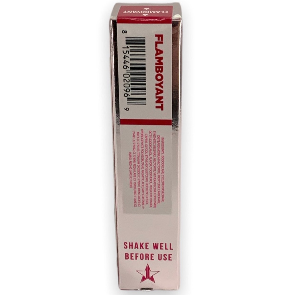 Jeffree Star Very Rare Chrome Collection Velour Liquid Lipstick Flamboyant NIB - Picture 3 of 4